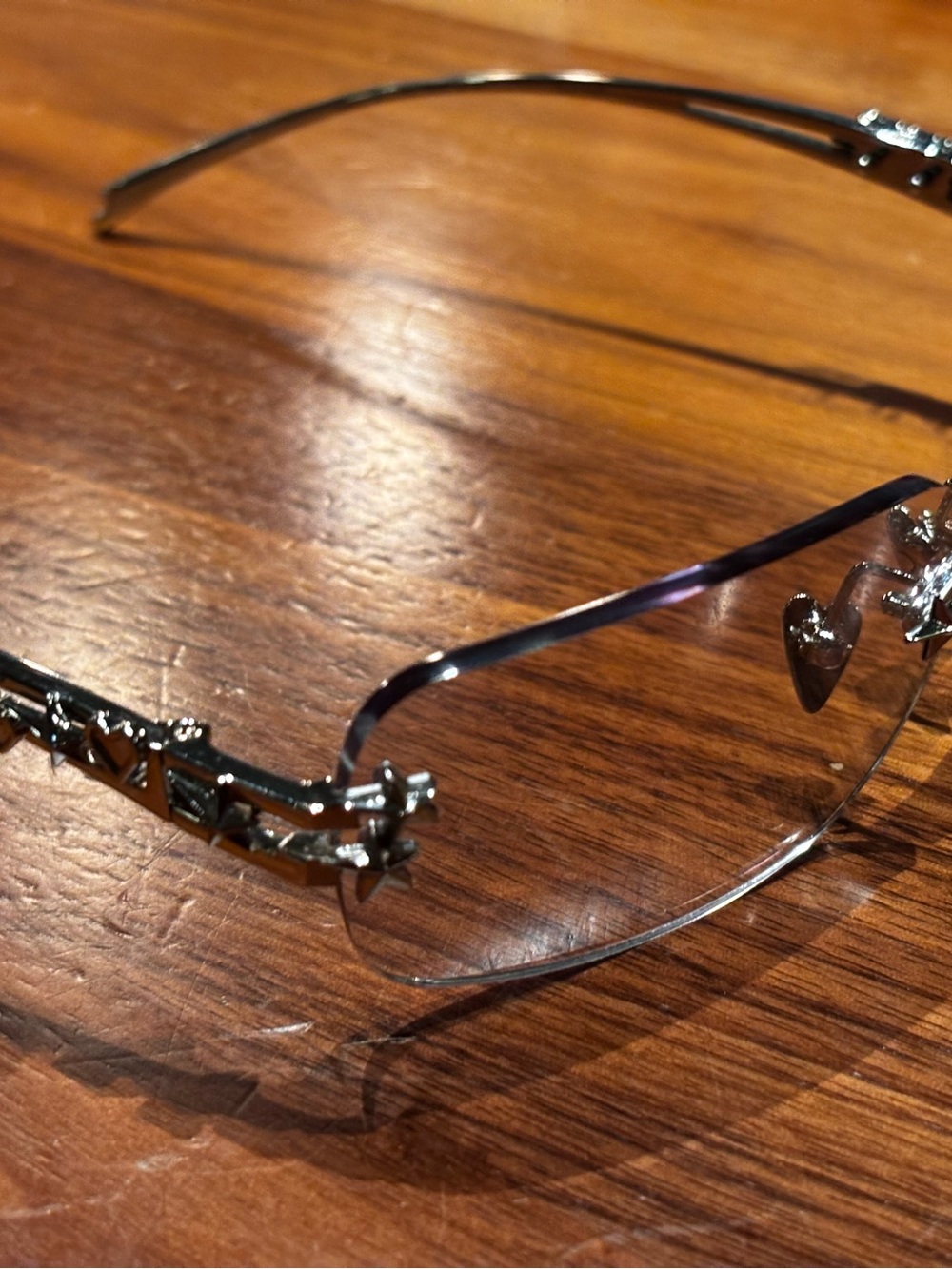 Gentle Monster Jennie Jentle Salon Glitter ii Sunglasses Silver Clear Gradient - Picture 13 of 16